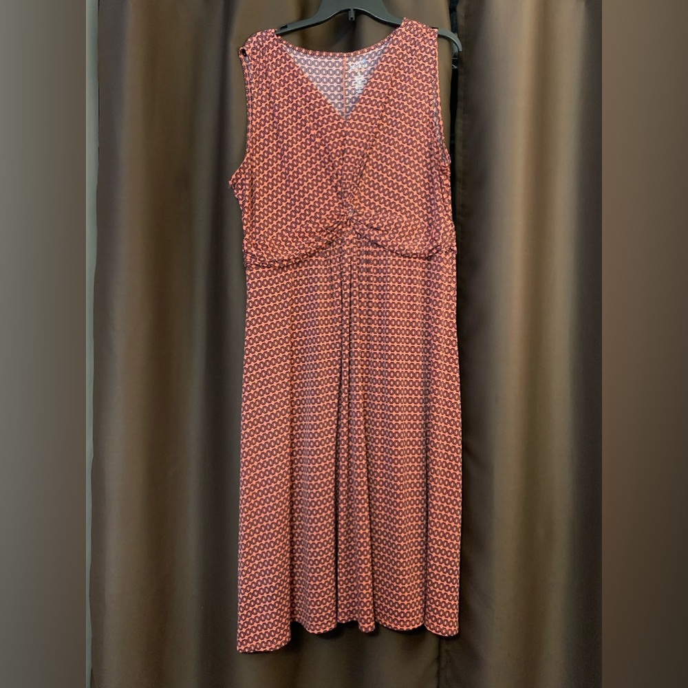Croft and Barrow XL sleeveless print dress like new